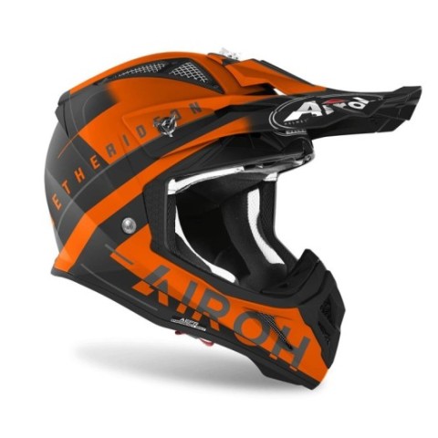 Casco Airoh Aviator Ace Amaze Naranja Mate