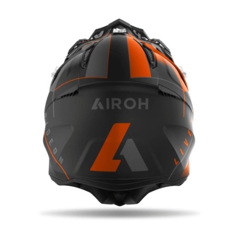 Casco Airoh Aviator Ace Amaze Naranja Mate