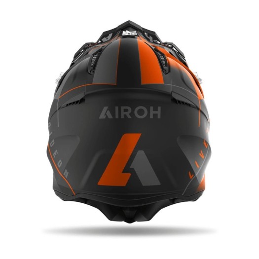 Casco Airoh Aviator Ace Amaze Naranja Mate
