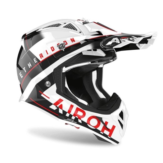 Casco Airoh Aviator Ace Amaze Rojo Brillo