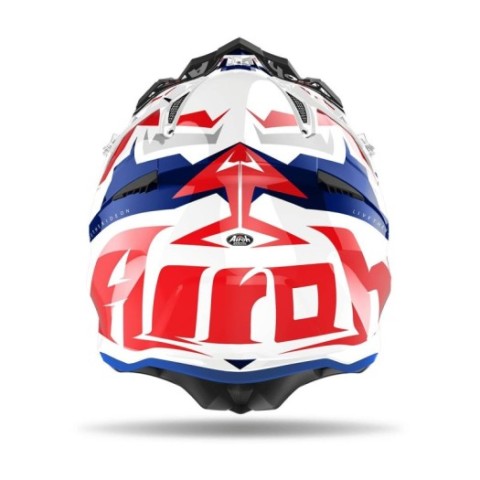 Casco Airoh Aviator Ace Swoop Rojo/Azul Brillo