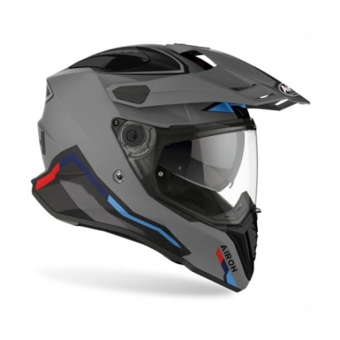 Casco comander factor antracita mate
