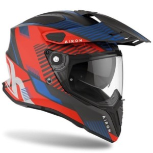 Casco Airoh Commander Boost Rojo/Azul Mate