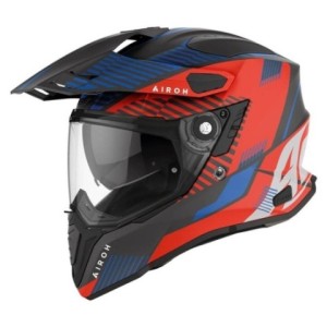 Casco Airoh Commander Boost Rojo/Azul Mate 2