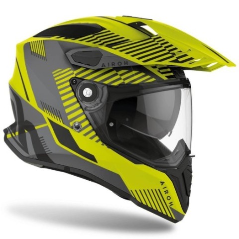 Casco Airoh Commander Boost amarillo