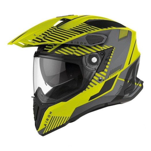 Casco Airoh Commander Boost amarillo