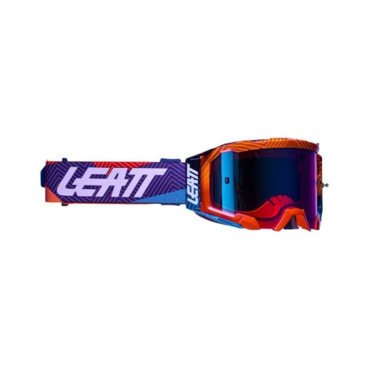Gafas Leatt Velocity 5.5 Iriz Neón Naranja Azul UC 26